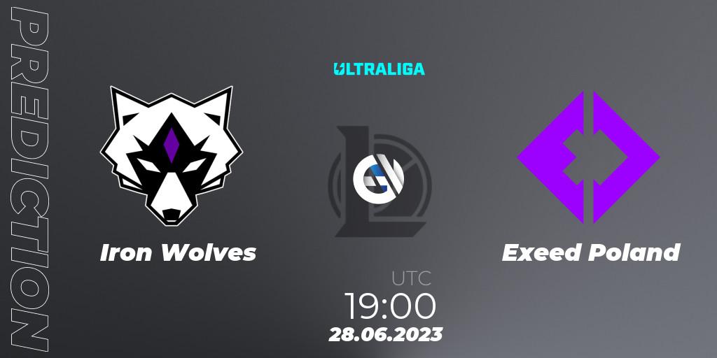 Prognose für das Spiel Iron Wolves VS Exeed Poland. 28.06.2023 at 19:00. LoL - Ultraliga Season 10 2023 Regular Season