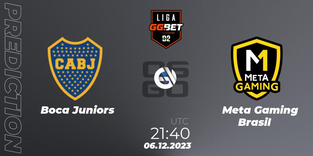 Prognose für das Spiel Boca Juniors VS Meta Gaming Brasil. 06.12.23. CS2 (CS:GO) - Dust2 Brasil Liga Season 2