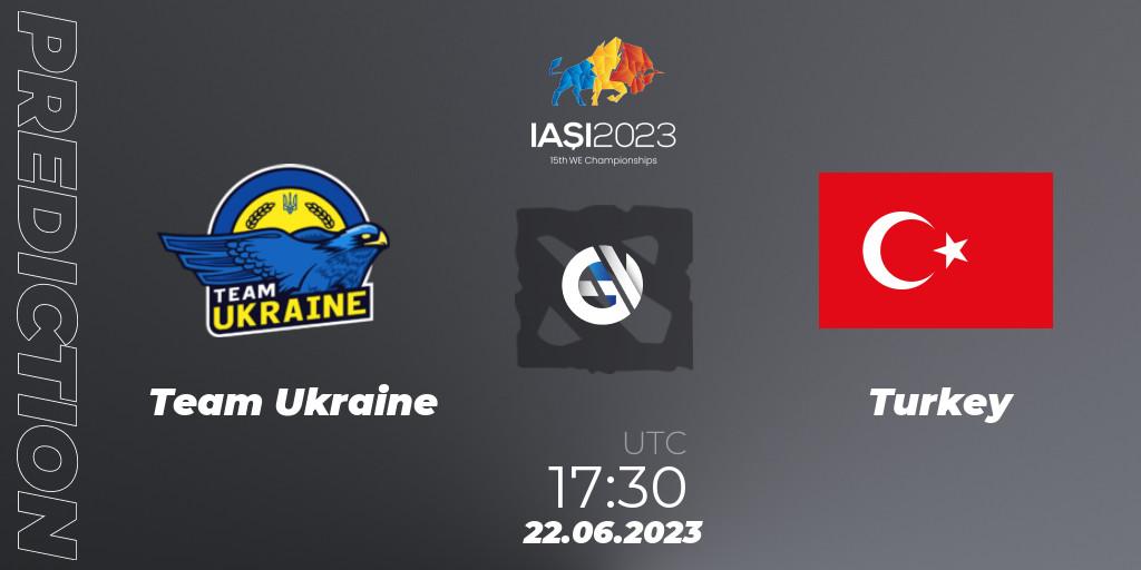 Prognose für das Spiel Team Ukraine VS Turkey. 22.06.23. Dota 2 - IESF Europe B Qualifier 2023