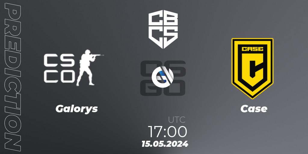 Prognose für das Spiel Galorys VS Case. 15.05.2024 at 17:00. Counter-Strike (CS2) - CBCS Season 4