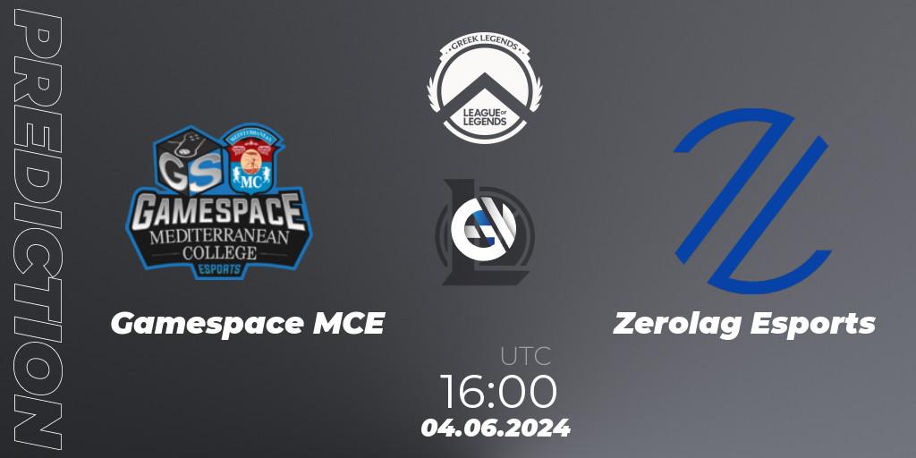 Prognose für das Spiel Gamespace MCE VS Zerolag Esports. 04.06.2024 at 16:00. LoL - GLL Summer 2024