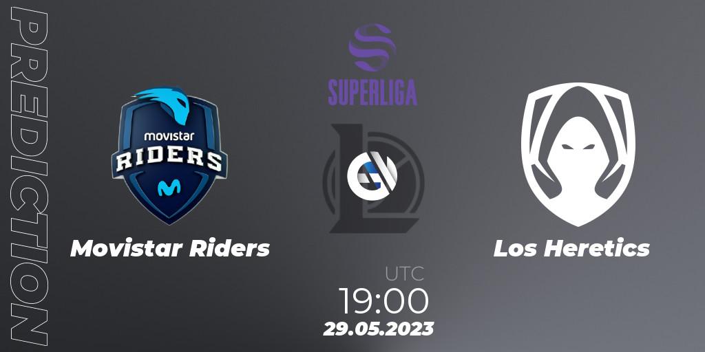 Prognose für das Spiel Movistar Riders VS Los Heretics. 29.05.2023 at 19:00. LoL - Superliga Summer 2023 - Group Stage