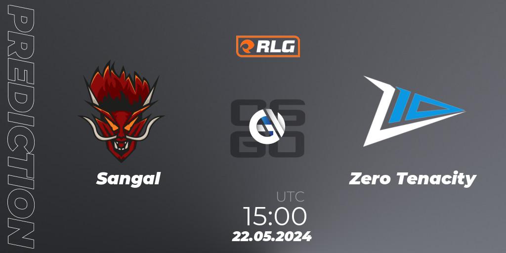 Prognose für das Spiel Sangal VS Zero Tenacity. 22.05.2024 at 15:00. Counter-Strike (CS2) - RES European Series #4
