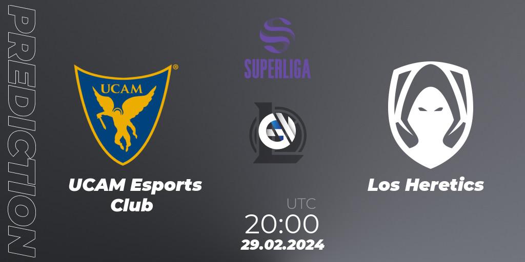 Prognose für das Spiel UCAM Esports Club VS Los Heretics. 29.02.24. LoL - Superliga Spring 2024 - Group Stage