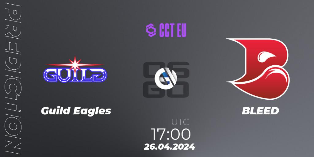 Prognose für das Spiel Guild Eagles VS BLEED. 26.04.24. CS2 (CS:GO) - CCT Season 2 Europe Series 1