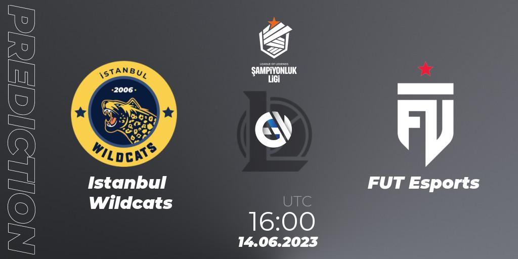 Prognose für das Spiel Istanbul Wildcats VS FUT Esports. 14.06.23. LoL - TCL Summer 2023 - Group Stage