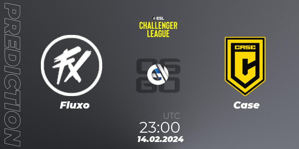 Prognose für das Spiel Fluxo VS Case. 04.03.2024 at 23:00. Counter-Strike (CS2) - ESL Challenger League Season 47: South America