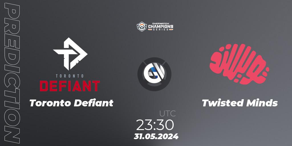 Prognose für das Spiel Toronto Defiant VS Twisted Minds. 31.05.2024 at 23:30. Overwatch - Overwatch Champions Series 2024 Major