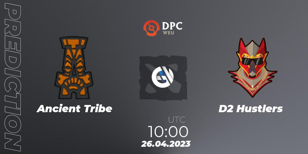 Prognose für das Spiel Ancient Tribe VS D2 Hustlers. 26.04.23. Dota 2 - DPC 2023 Tour 2: WEU Division II (Lower)