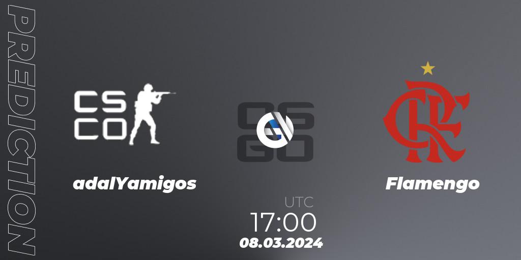 Prognose für das Spiel adalYamigos VS Flamengo. 08.03.24. CS2 (CS:GO) - RES Latin American Series #2