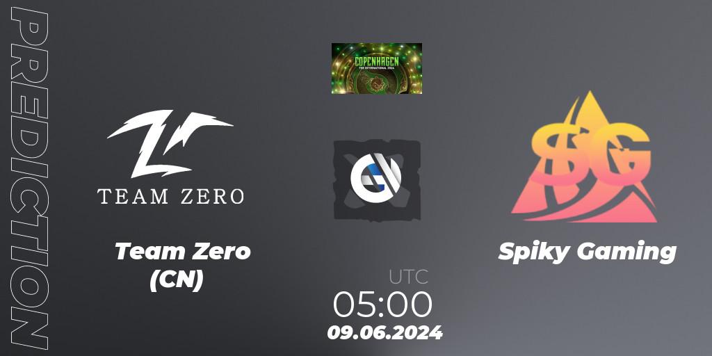 Prognose für das Spiel Team Zero (CN) VS Spiky Gaming. 09.06.2024 at 05:00. Dota 2 - The International 2024 - China Closed Qualifier