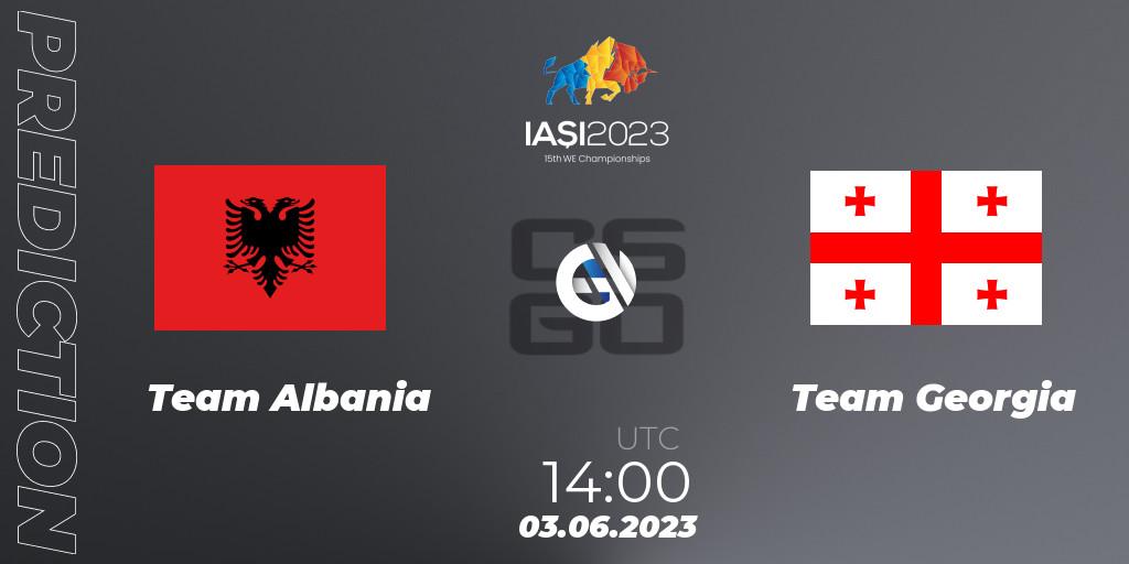 Prognose für das Spiel Team Albania VS Team Georgia. 03.06.23. CS2 (CS:GO) - IESF World Esports Championship 2023: Eastern Europe Qualifier