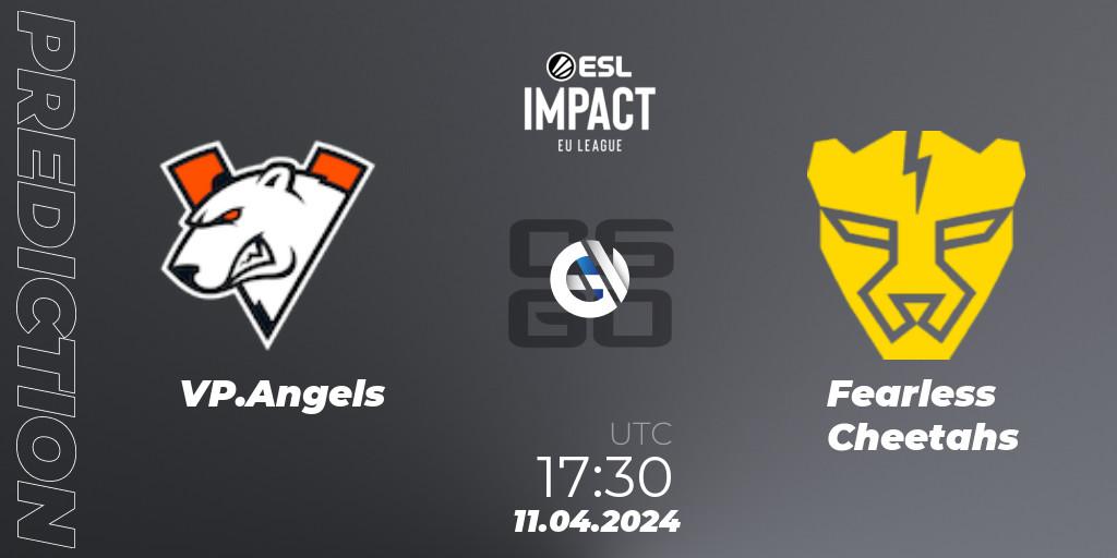 Prognose für das Spiel VP.Angels VS Fearless Cheetahs. 11.04.24. CS2 (CS:GO) - ESL Impact League Season 5: Europe