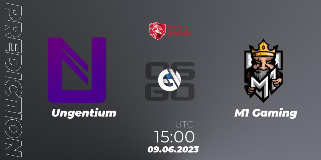 Prognose für das Spiel Ungentium VS M1 Gaming. 09.06.23. CS2 (CS:GO) - Polish Esports League 2023 Split 2