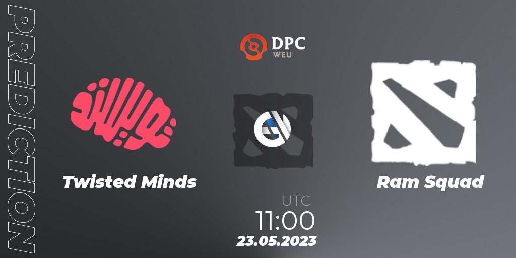 Prognose für das Spiel Twisted Minds VS Ram Squad. 23.05.2023 at 11:00. Dota 2 - DPC 2023 Tour 3: WEU Closed Qualifier