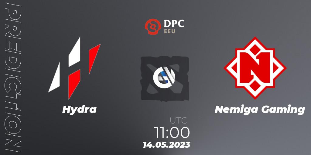 Prognose für das Spiel Hydra VS Nemiga Gaming. 14.05.2023 at 13:00. Dota 2 - DPC 2023 Tour 3: EEU Division I (Upper)
