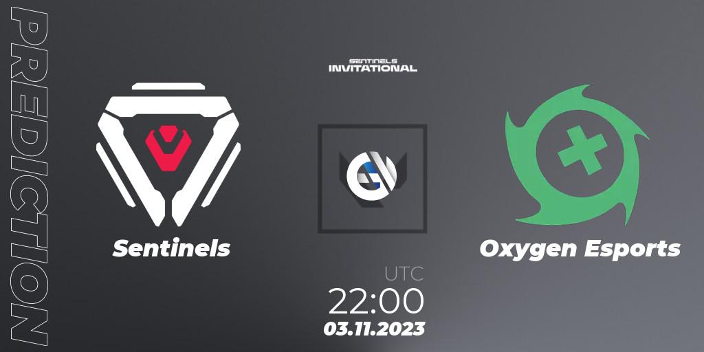 Prognose für das Spiel Sentinels VS Oxygen Esports. 03.11.23. VALORANT - Sentinels Invitational