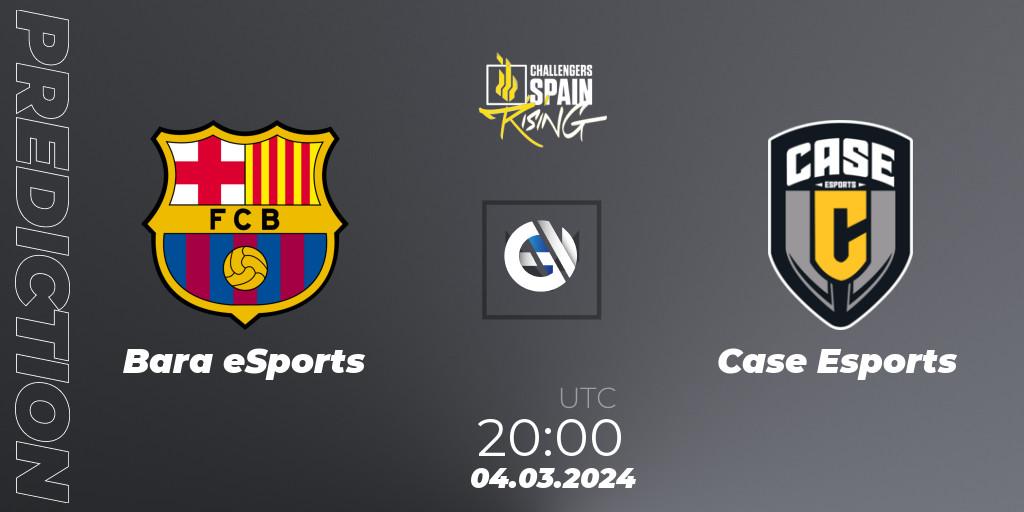 Prognose für das Spiel Barça eSports VS Case Esports. 04.03.24. VALORANT - VALORANT Challengers 2024 Spain: Rising Split 1