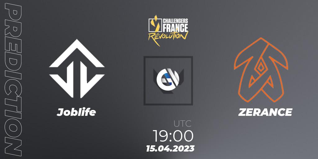 Prognose für das Spiel Joblife VS ZERANCE. 15.04.2023 at 19:00. VALORANT - VALORANT Challengers France: Revolution Split 2 - Regular Season