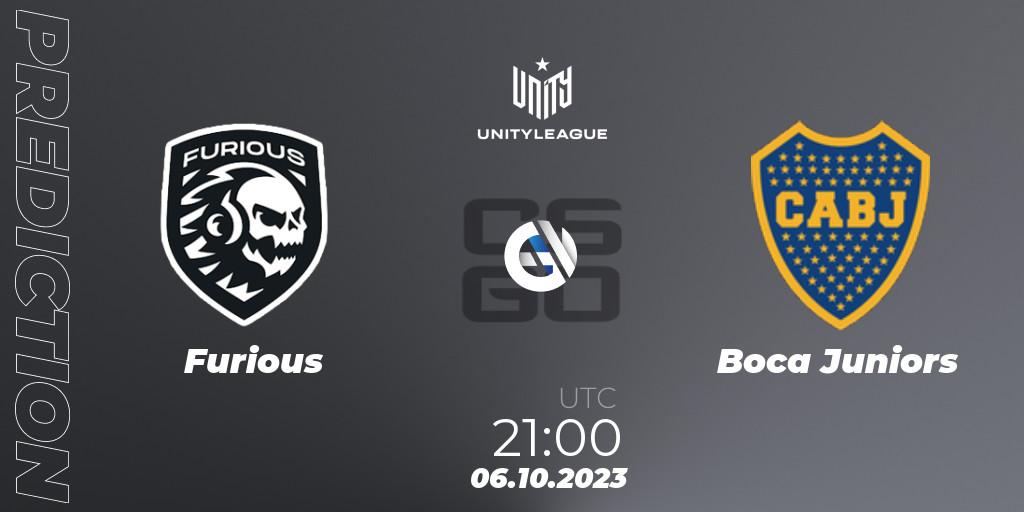 Prognose für das Spiel Furious VS Boca Juniors. 06.10.23. CS2 (CS:GO) - LVP Unity League Argentina 2023