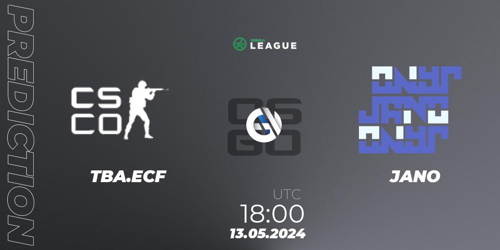Prognose für das Spiel kONO.ECF VS JANO. 13.05.2024 at 18:00. Counter-Strike (CS2) - ESEA Season 49: Advanced Division - Europe
