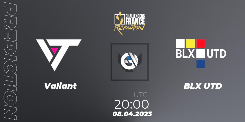 Prognose für das Spiel Valiant VS BLX UTD. 08.04.2023 at 20:15. VALORANT - VALORANT Challengers France: Revolution Split 2 - Regular Season