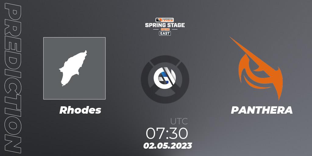 Prognose für das Spiel Rhodes VS PANTHERA. 02.05.2023 at 08:00. Overwatch - Overwatch League 2023 - Spring Stage Opens