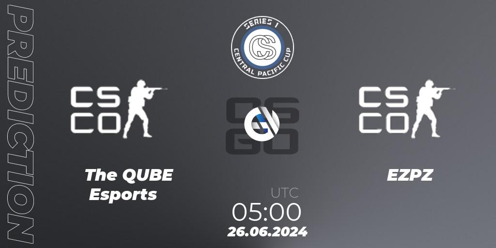 Prognose für das Spiel The QUBE Esports VS EZPZ. 26.06.2024 at 05:00. Counter-Strike (CS2) - Central Pacific Cup: Series 1