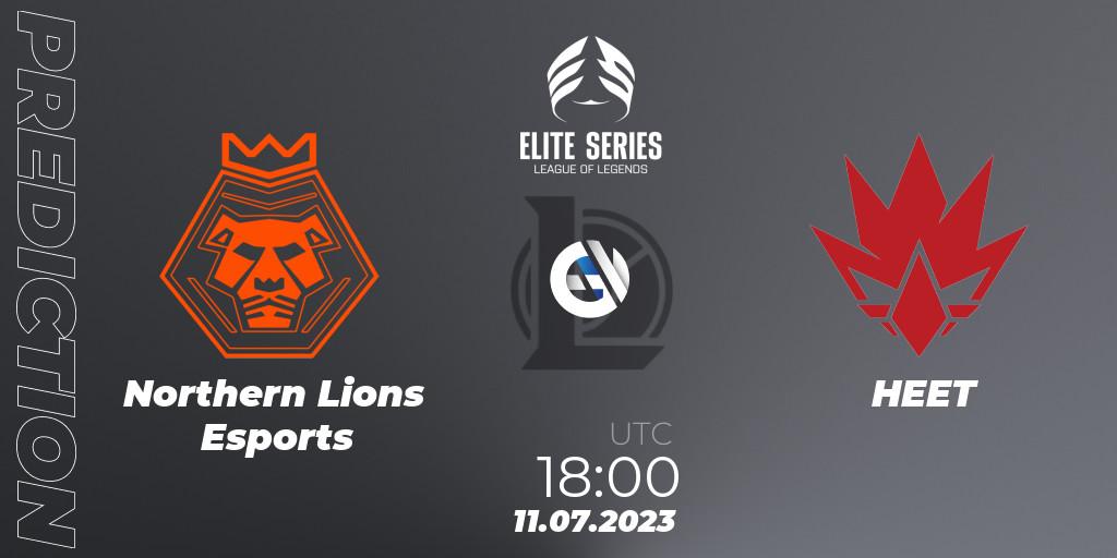 Prognose für das Spiel Northern Lions Esports VS HEET. 11.07.23. LoL - Elite Series Summer 2023