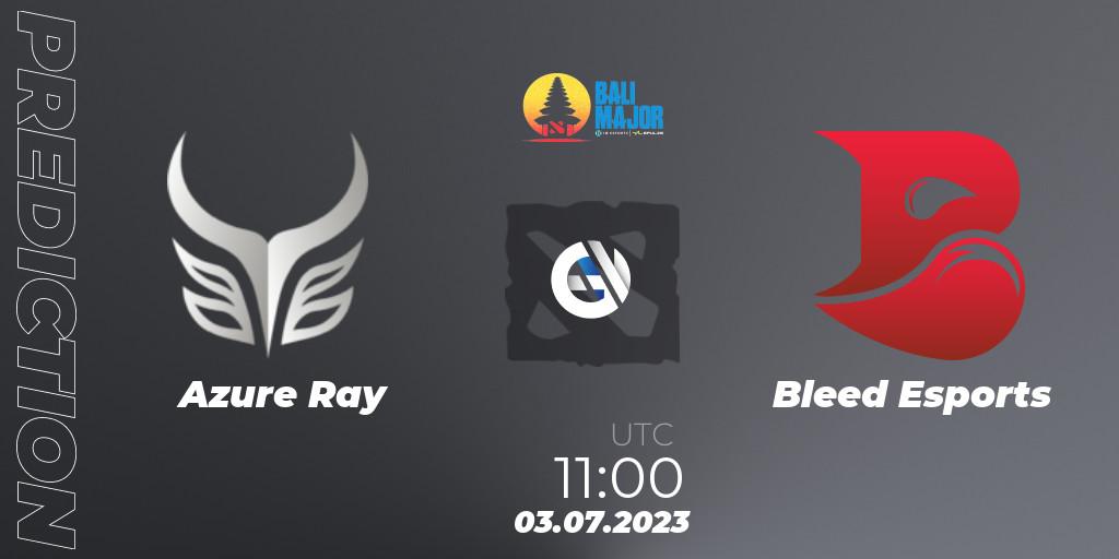 Prognose für das Spiel Azure Ray VS Bleed Esports. 03.07.23. Dota 2 - Bali Major 2023 - Group Stage