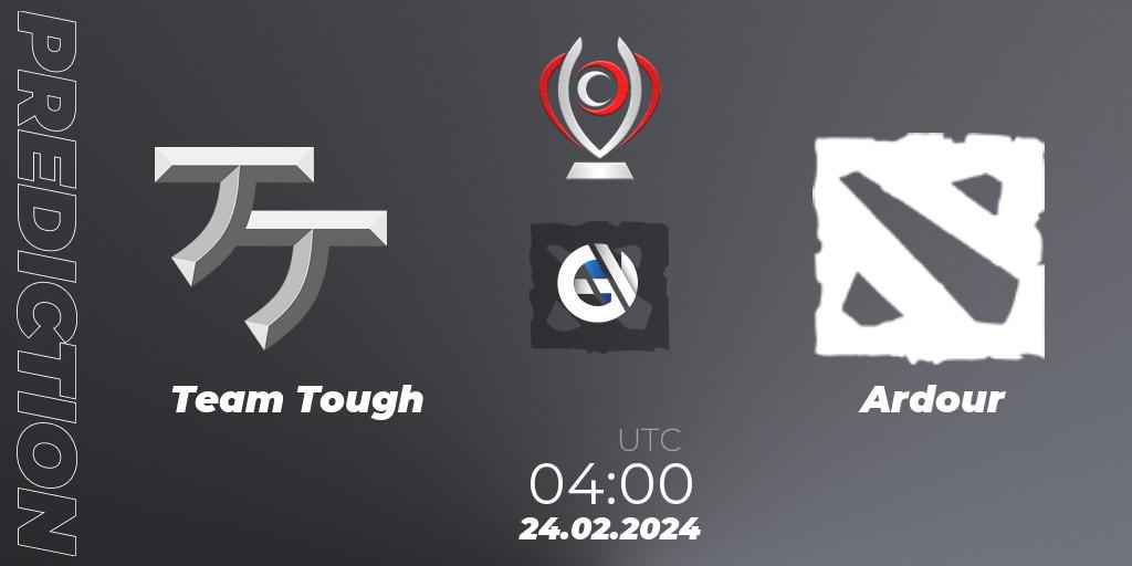 Prognose für das Spiel Team Tough VS Ardour. 24.02.24. Dota 2 - Opus League