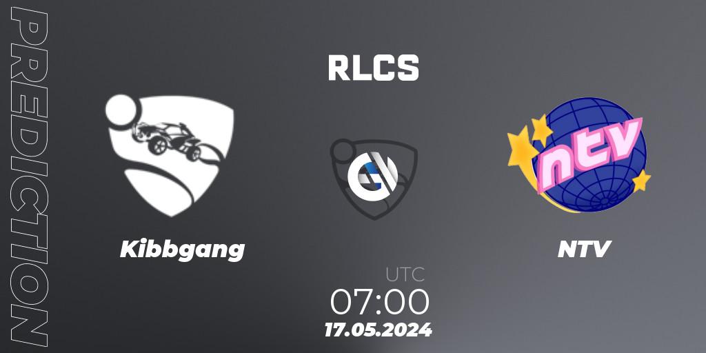Prognose für das Spiel Kibbgang VS NTV. 17.05.2024 at 07:00. Rocket League - RLCS 2024 - Major 2: OCE Open Qualifier 5