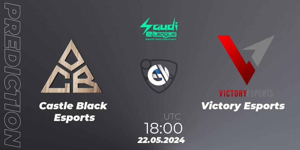 Prognose für das Spiel Castle Black Esports VS Victory Esports. 22.05.2024 at 18:00. Rocket League - Saudi eLeague 2024 - Major 2: Online Major Phase 1
