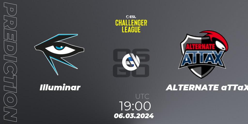 Prognose für das Spiel brazylijski luz VS ALTERNATE aTTaX. 06.03.2024 at 19:00. Counter-Strike (CS2) - ESL Challenger League Season 47: Europe