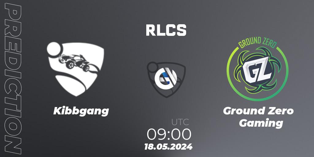 Prognose für das Spiel Kibbgang VS Ground Zero Gaming. 18.05.2024 at 09:20. Rocket League - RLCS 2024 - Major 2: OCE Open Qualifier 5