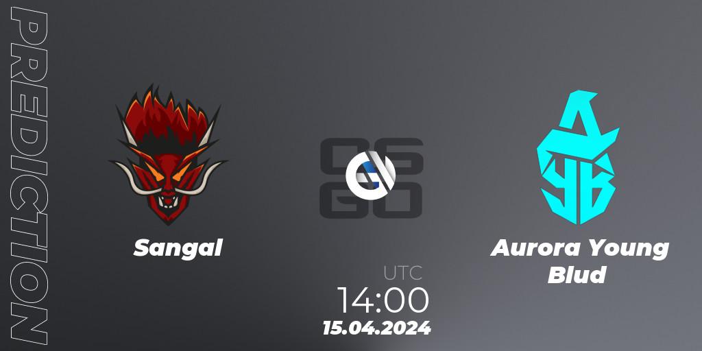Prognose für das Spiel Sangal VS Aurora Young Blud. 15.04.24. CS2 (CS:GO) - CCT Season 2 Europe Series 1 Closed Qualifier