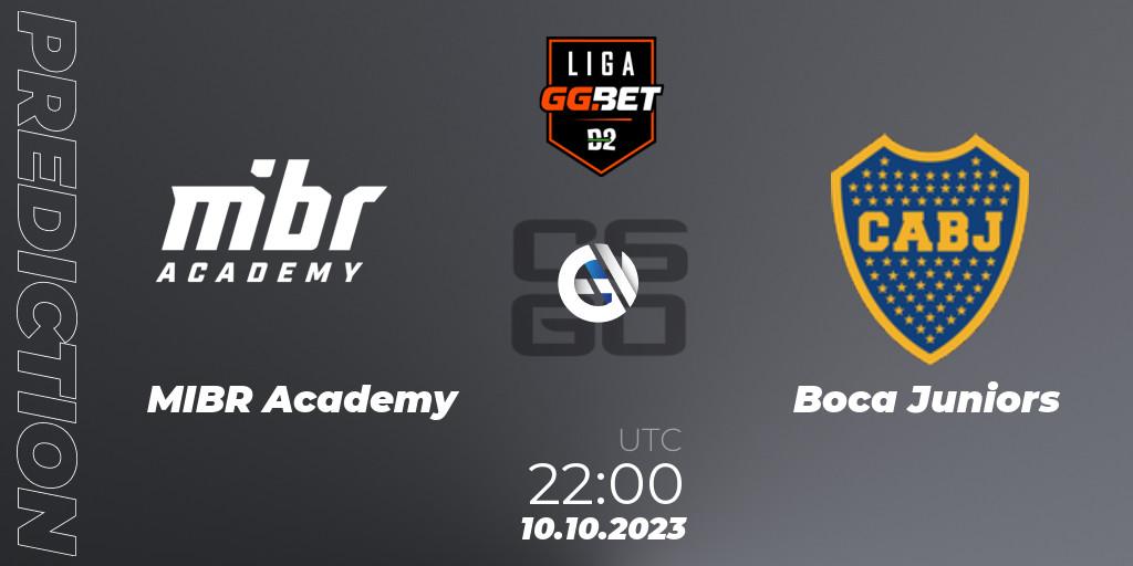 Prognose für das Spiel MIBR Academy VS Boca Juniors. 10.10.2023 at 23:10. Counter-Strike (CS2) - Dust2 Brasil Liga Season 2: Open Qualifier