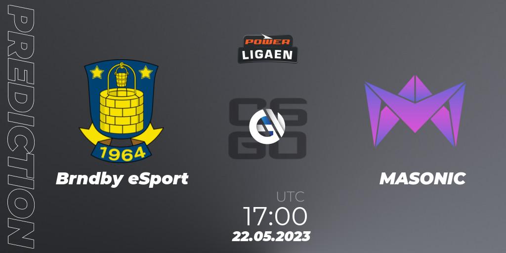 Prognose für das Spiel Brøndby eSport VS MASONIC. 22.05.2023 at 17:00. Counter-Strike (CS2) - Dust2.dk Ligaen Season 23