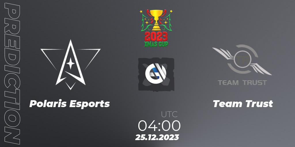 Prognose für das Spiel Polaris Esports VS Team Trust. 25.12.23. Dota 2 - Xmas Cup 2023