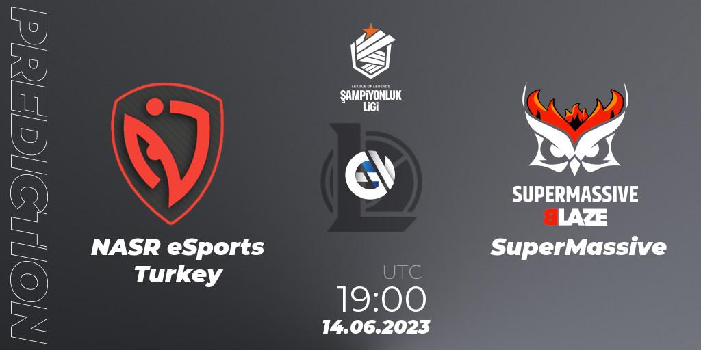 Prognose für das Spiel NASR eSports Turkey VS SuperMassive. 14.06.23. LoL - TCL Summer 2023 - Group Stage