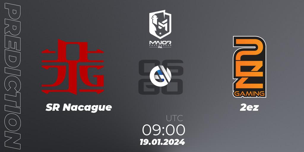 Prognose für das Spiel SR Nacague VS 2ez. 19.01.24. CS2 (CS:GO) - PGL CS2 Major Copenhagen 2024 Asia RMR Closed Qualifier