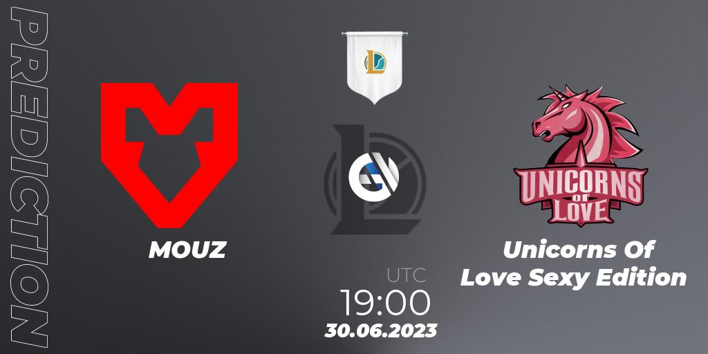 Prognose für das Spiel MOUZ VS Unicorns Of Love Sexy Edition. 30.06.2023 at 19:00. LoL - Prime League Summer 2023 - Group Stage