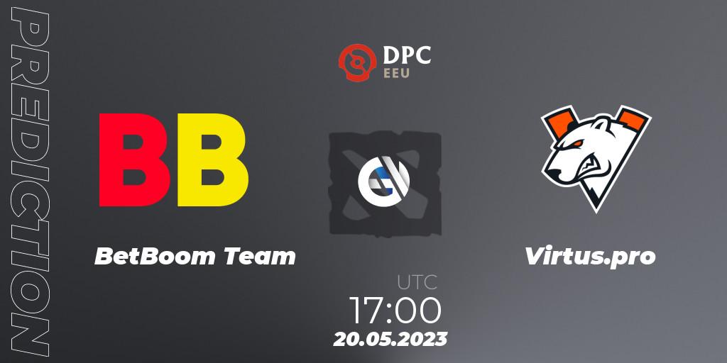 Prognose für das Spiel BetBoom Team VS Virtus.pro. 20.05.23. Dota 2 - DPC 2023 Tour 3: EEU Division I (Upper)