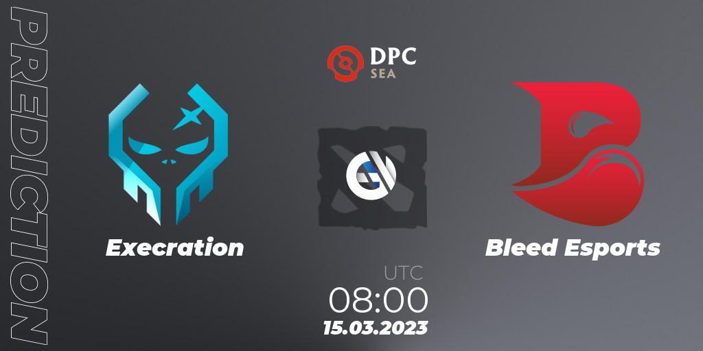 Prognose für das Spiel Execration VS Bleed Esports. 15.03.2023 at 08:00. Dota 2 - DPC 2023 Tour 2: SEA Division I (Upper)