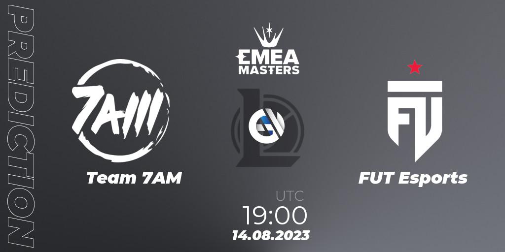 Prognose für das Spiel Team 7AM VS FUT Esports. 14.08.23. LoL - EMEA Masters Summer 2023