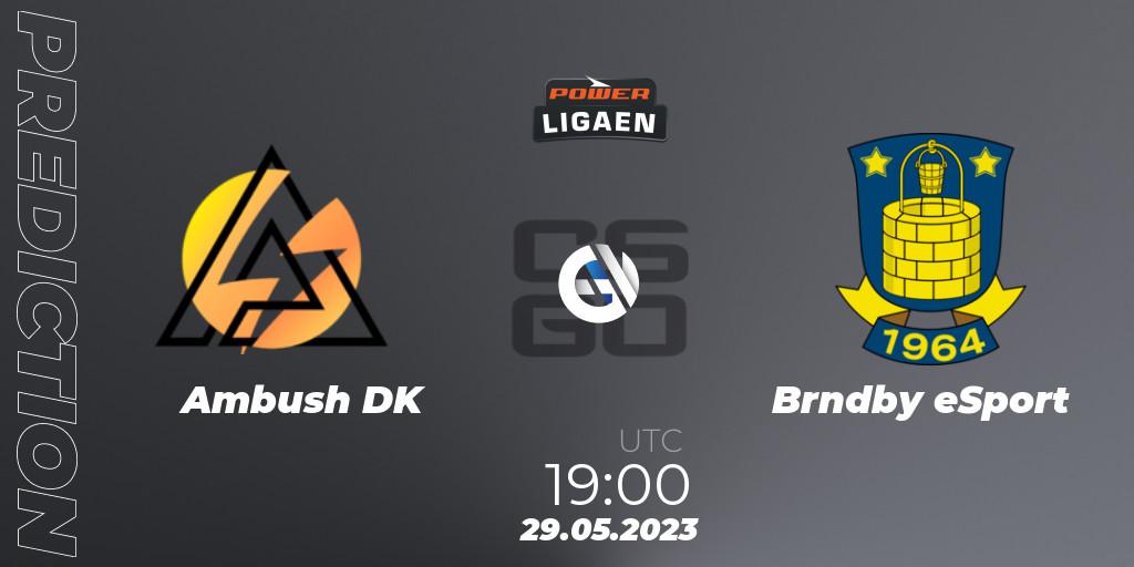 Prognose für das Spiel Ambush VS Brøndby eSport. 29.05.2023 at 19:00. Counter-Strike (CS2) - Dust2.dk Ligaen Season 23