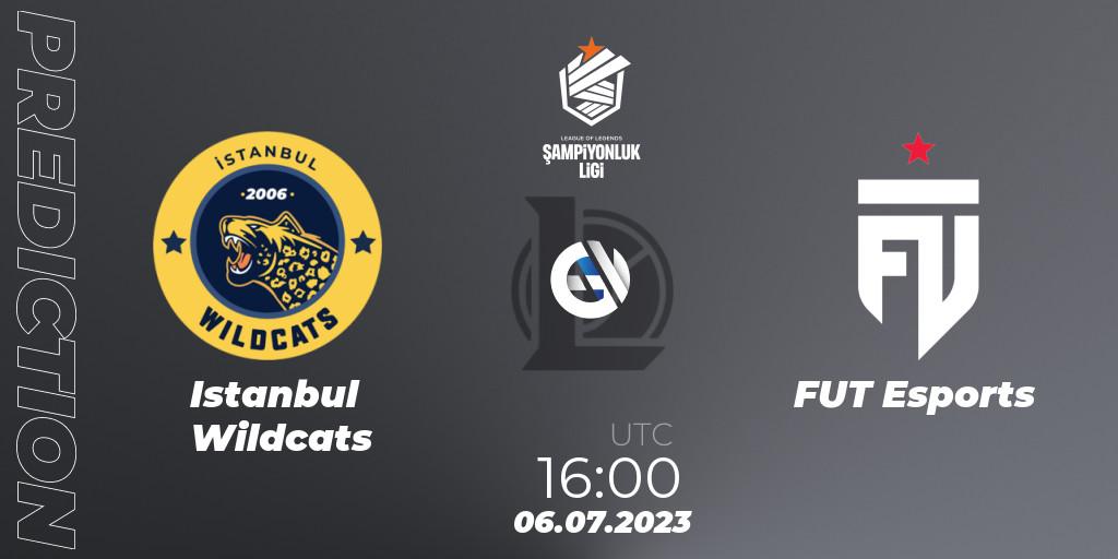 Prognose für das Spiel Istanbul Wildcats VS FUT Esports. 06.07.23. LoL - TCL Summer 2023 - Group Stage