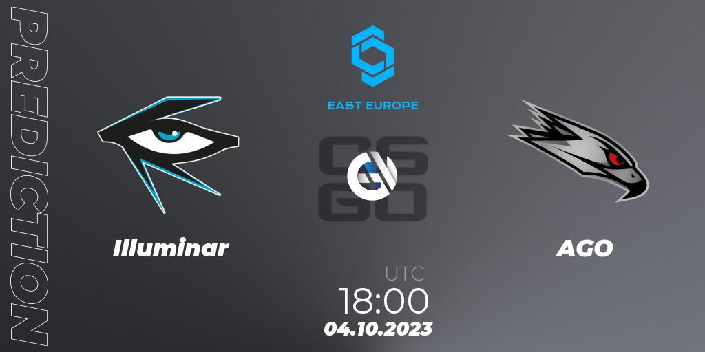 Prognose für das Spiel Illuminar VS AGO. 04.10.23. CS2 (CS:GO) - CCT East Europe Series #3: Closed Qualifier