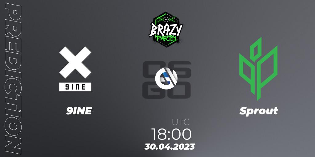 Prognose für das Spiel 9INE VS Sprout. 30.04.2023 at 18:00. Counter-Strike (CS2) - Brazy Party 2023