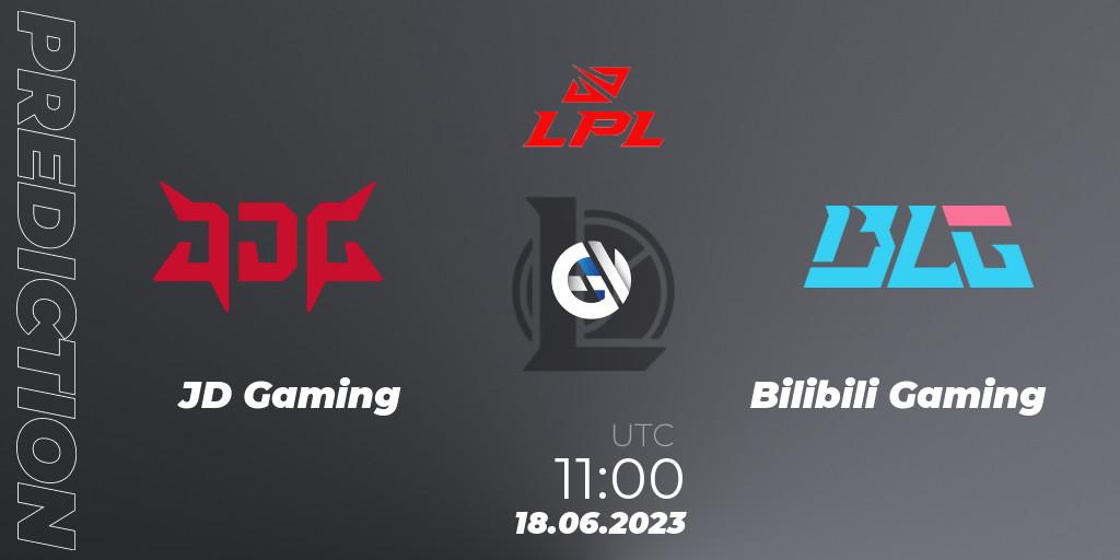 Prognose für das Spiel JD Gaming VS Bilibili Gaming. 18.06.23. LoL - LPL Summer 2023 Regular Season